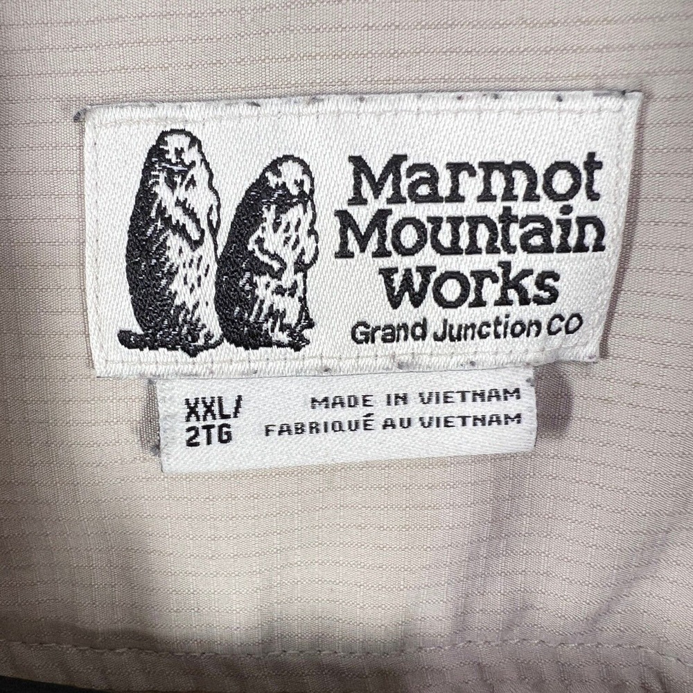 Marmot Mountain‎ Works Pursuit Shirt Button Up Short Sleeve Outdoor XXL - Picture 3 of 10